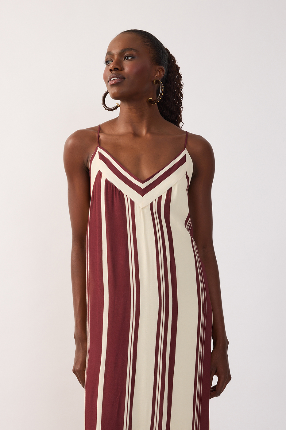 Off White Stripes Solene Cropped Dress_4