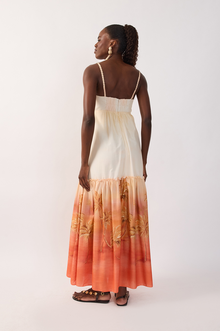 Off-White Beaded Bodice Smock Maxi Dress_6