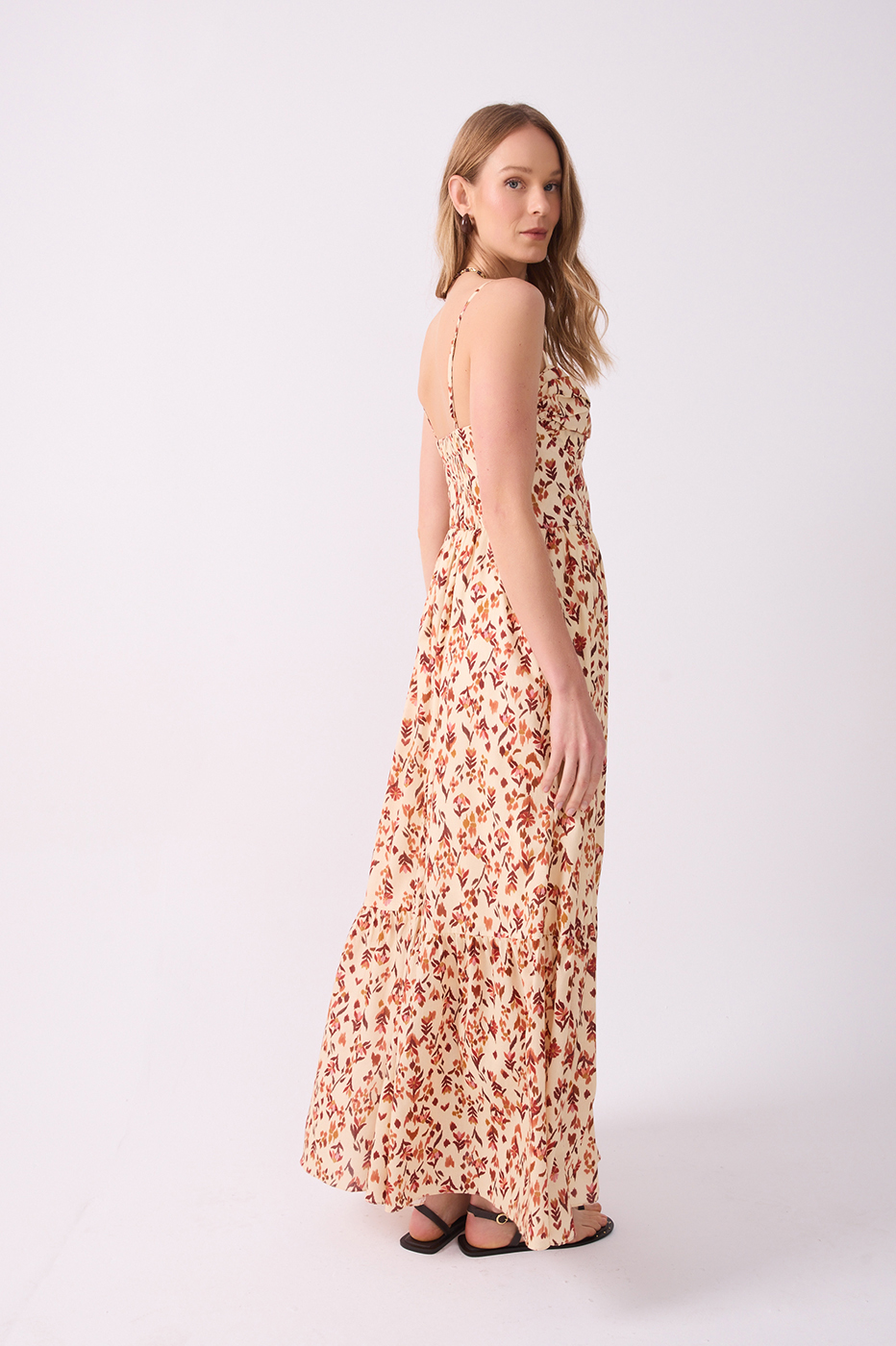 Off-white Jardim Ikat Sleeveless Maxi Dress_5