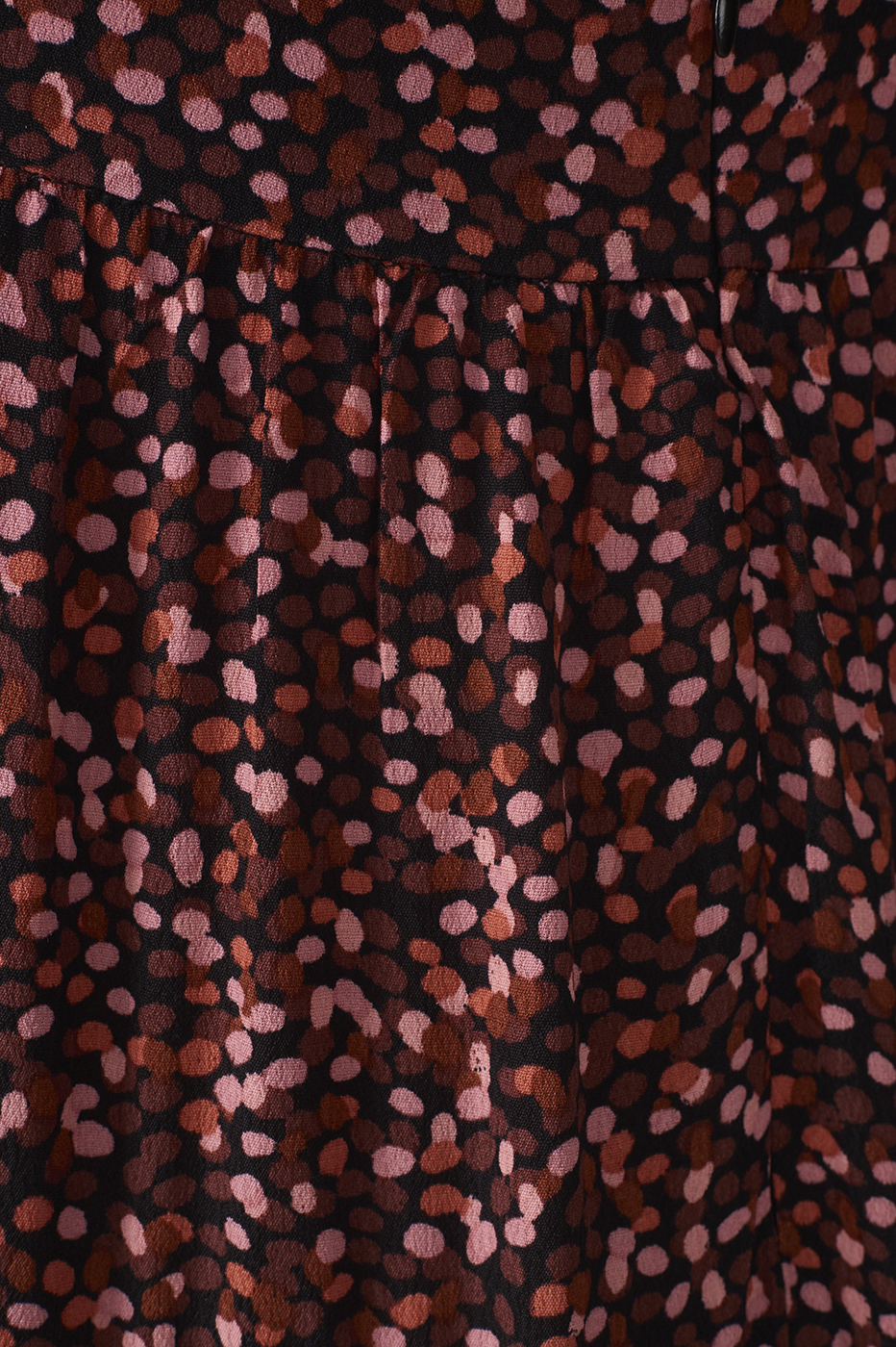 Brown V Neck Adjustable Strap Maxi Dress_7