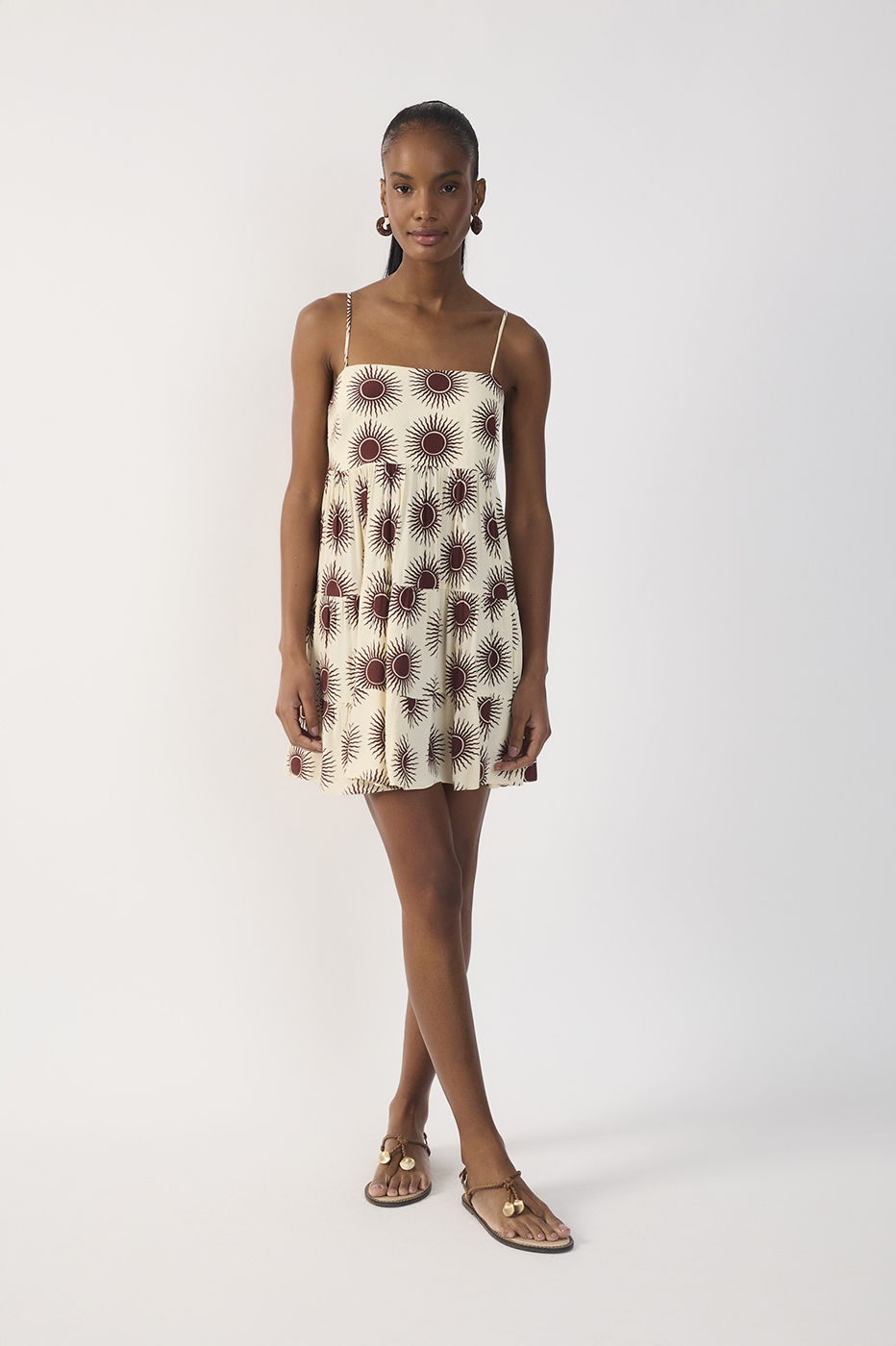 Solaris Print Short Dress_1
