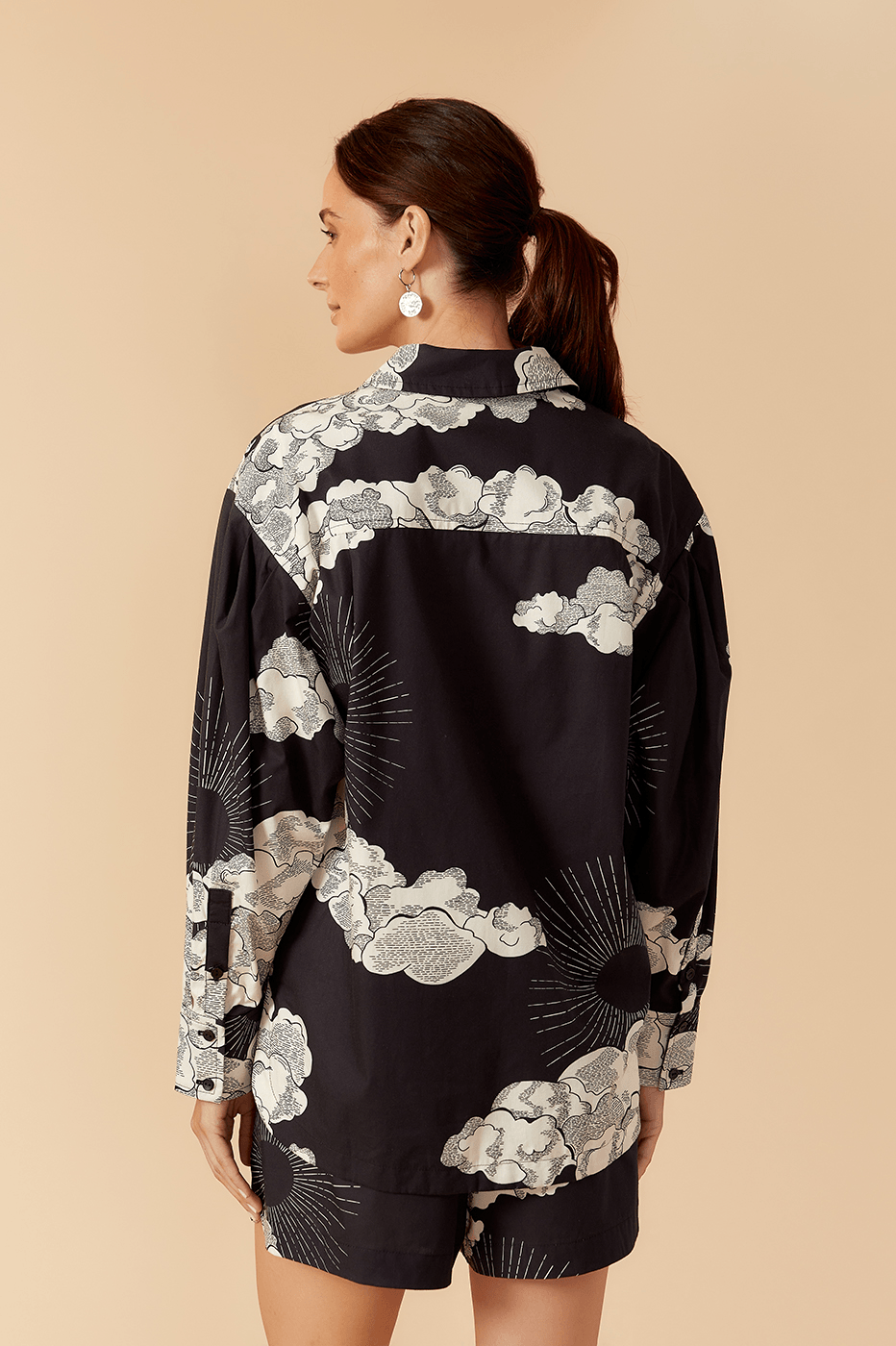 Tricoline Sky Print Shirt_3