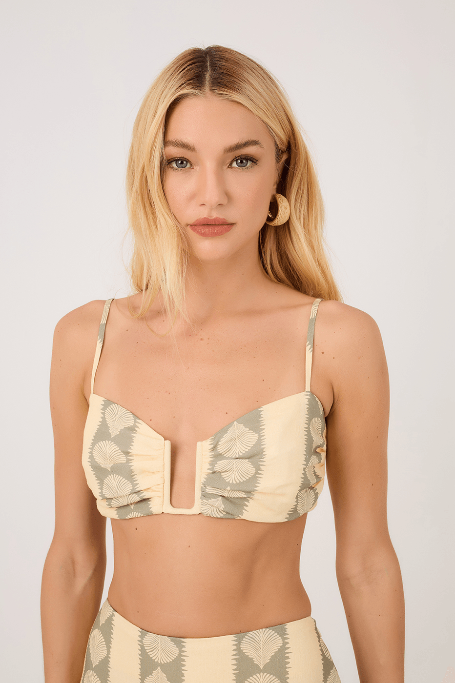 Linen Atins Print Top_4