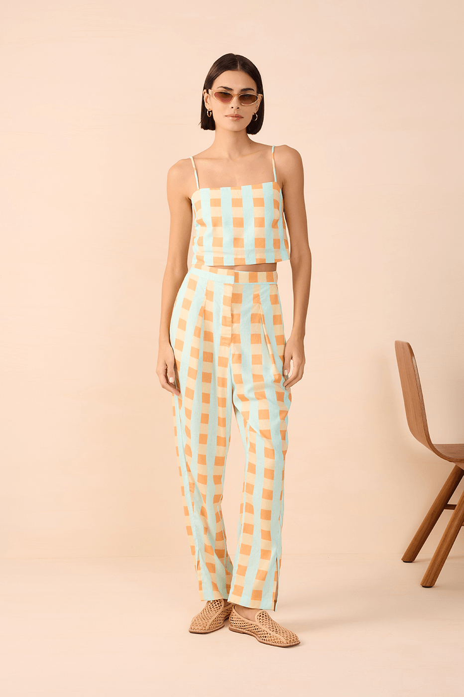 Serena Print Linen Top_1