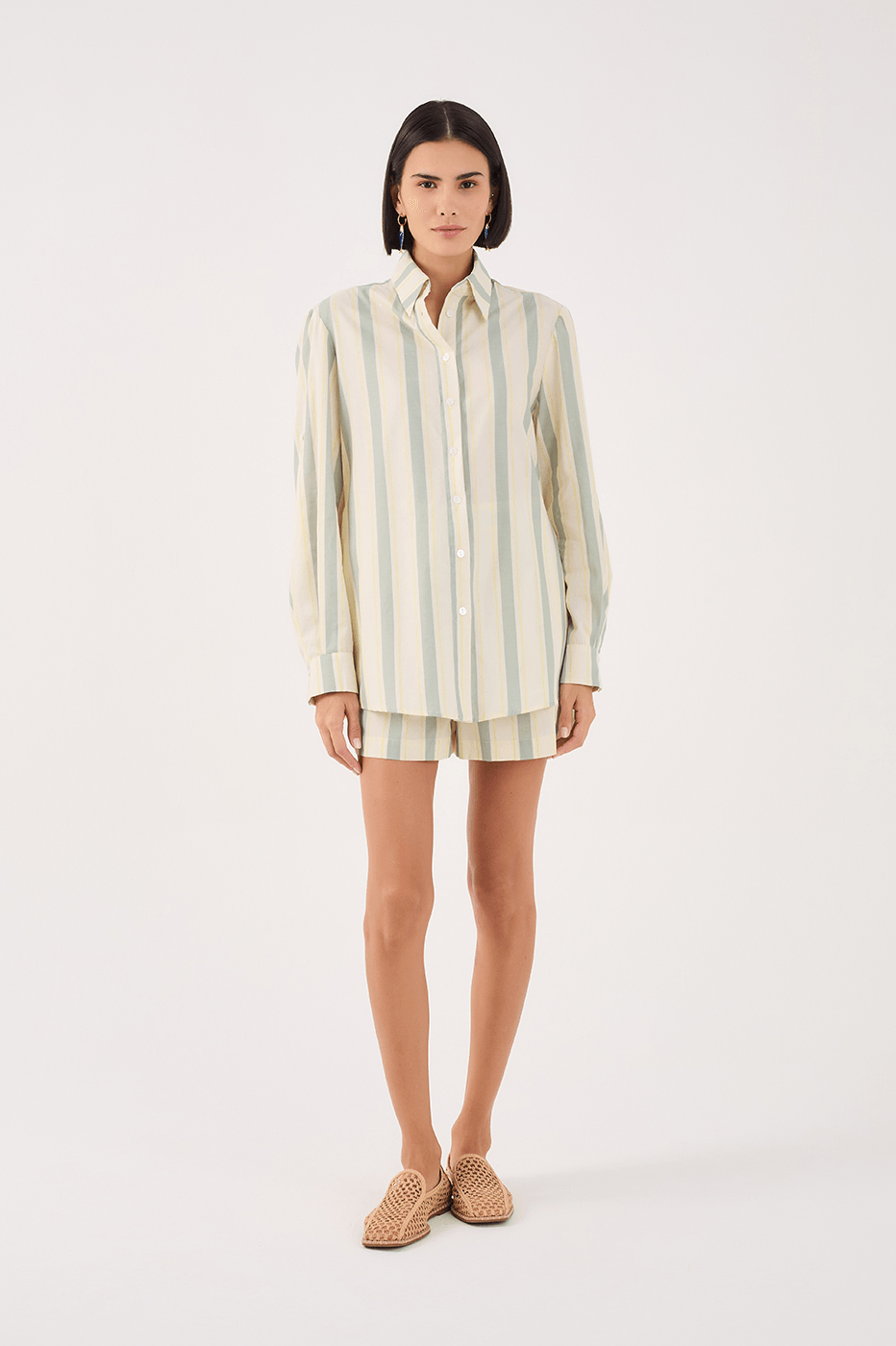 Ostra Stripe Print Shirt_2