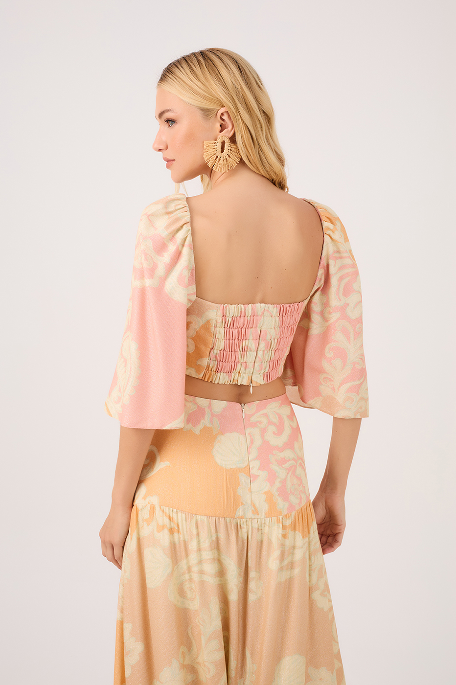 Sea Flower Crop Top_5