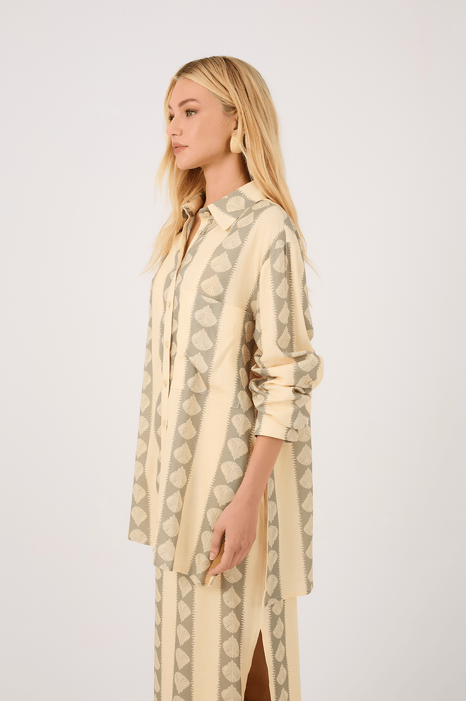 Linen Atins Print Shirt_3