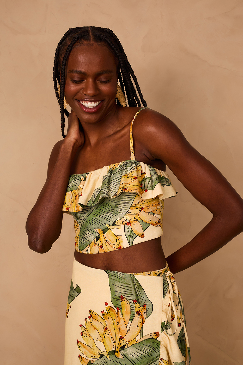 Ruffled Top Paradise Print_1