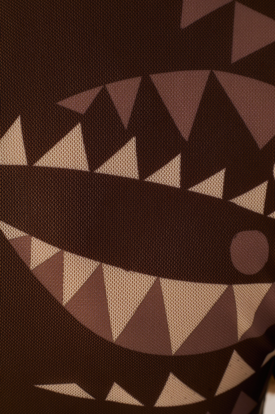 Brown Coqueiral Crew NeckTulle Blouse