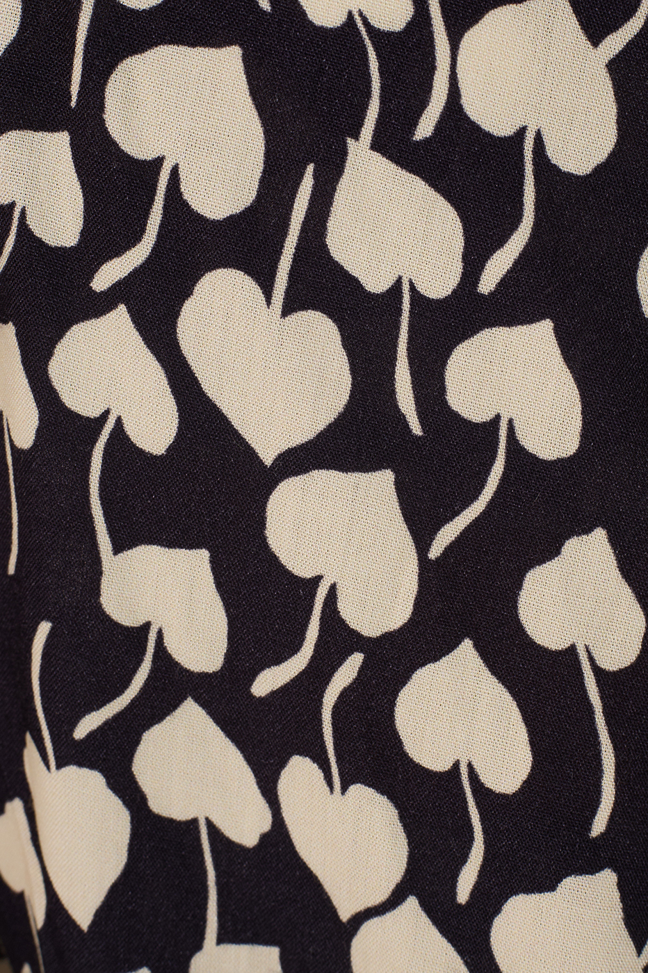 Asymmetric Amor Perfeito Print Blouse_5