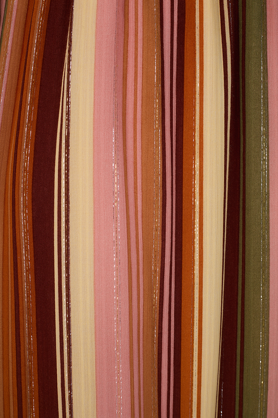 Bosque Print Lurex Balloon Blouse