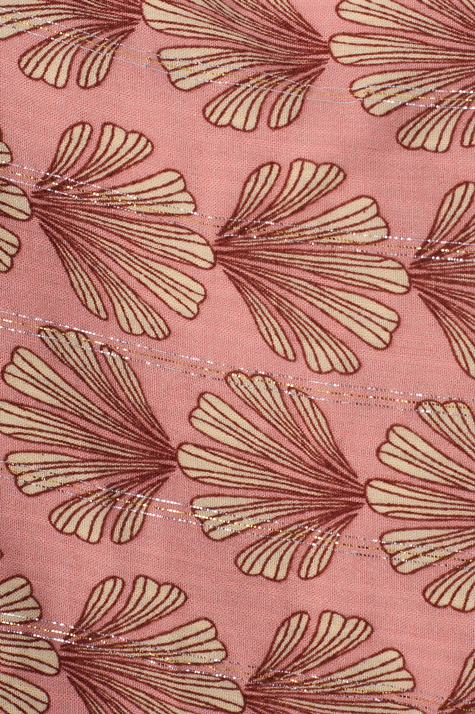 Pink Maresia Lurex Long Sleeve Blouse