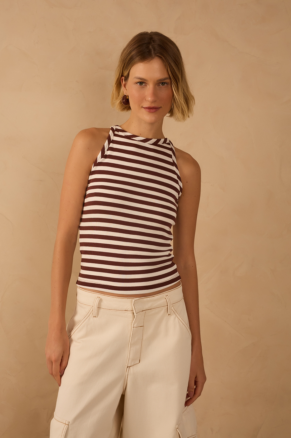 Listra Cedro Print Top_1