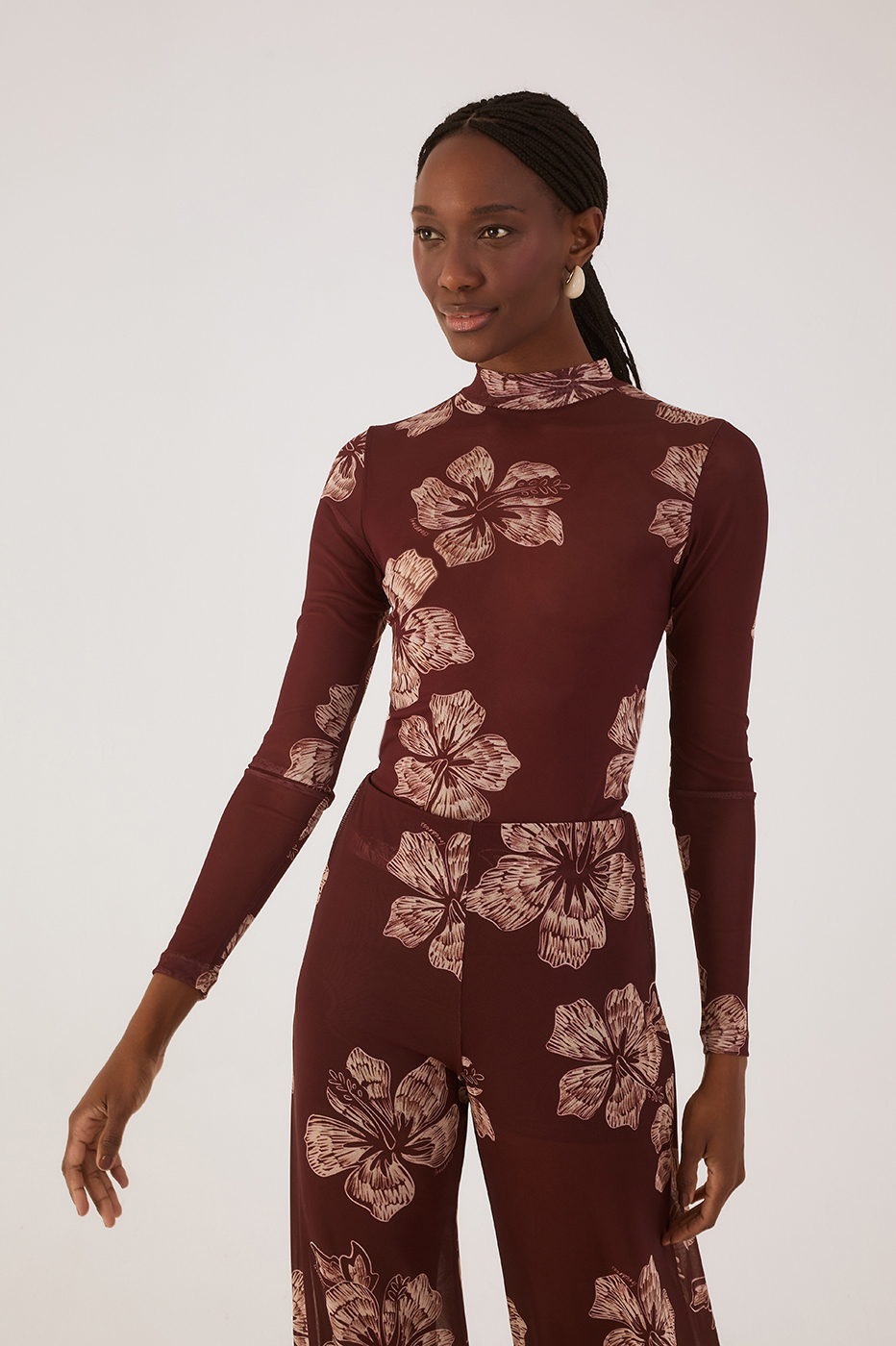 Second Skin Tulle Grumari Print Top_2