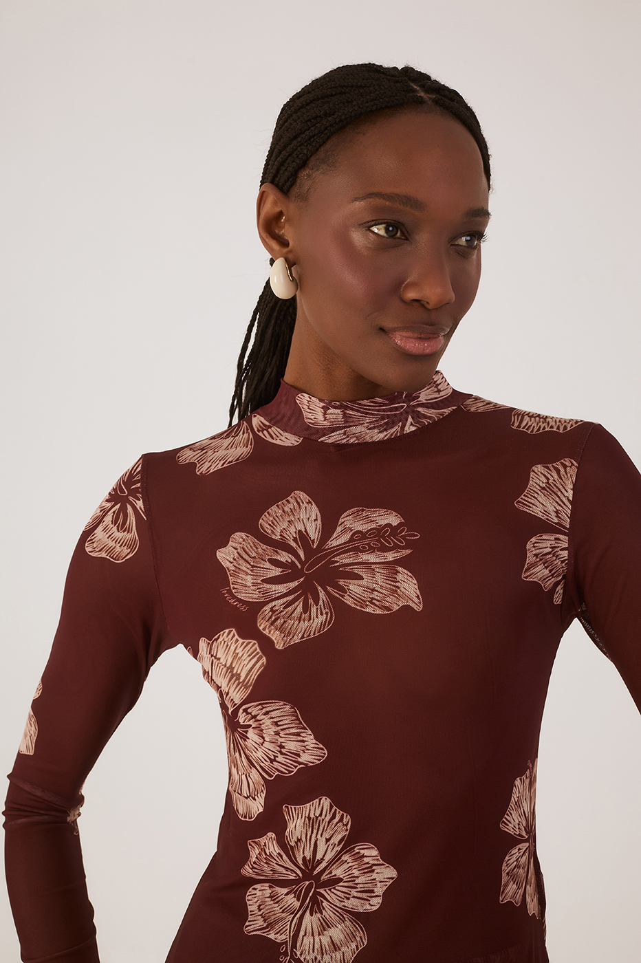 Second Skin Tulle Grumari Print Top_3