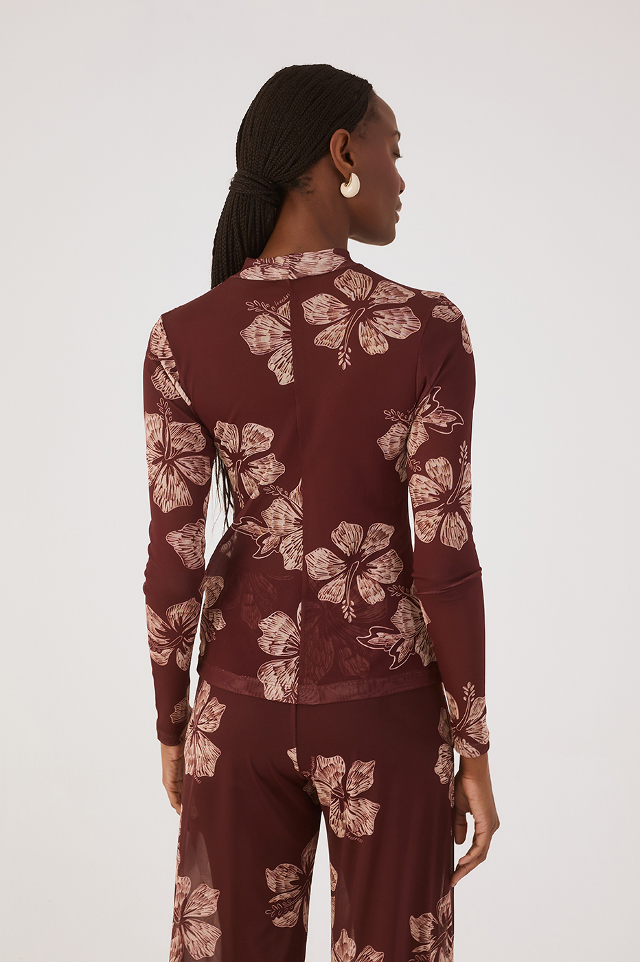 Second Skin Tulle Grumari Print Top_5