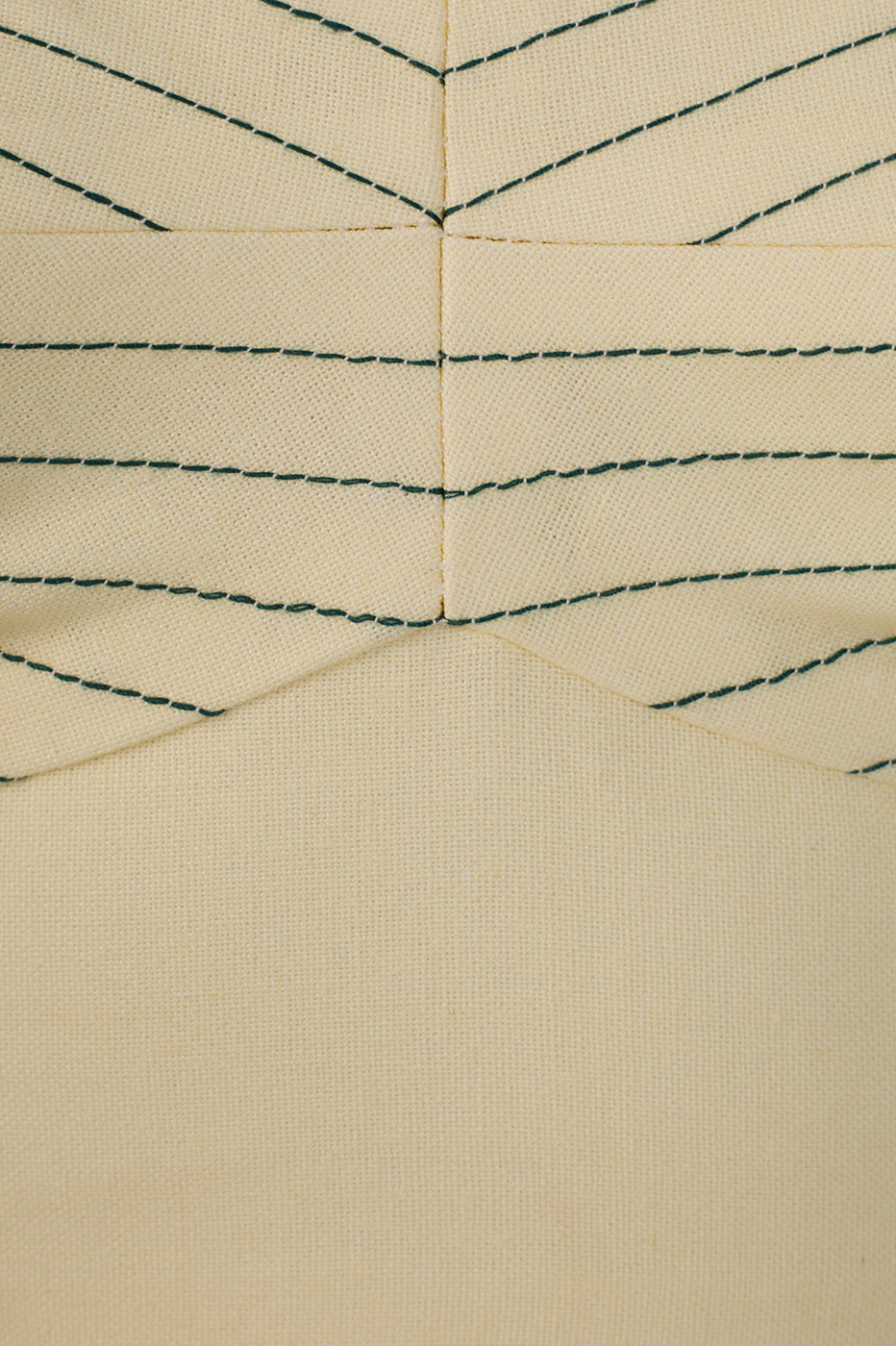 Off-White Tropicana Topstitching Linen Top_5