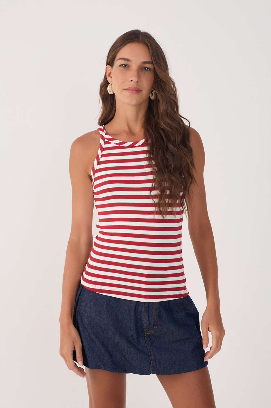 Listra Entardecer Print Top_4