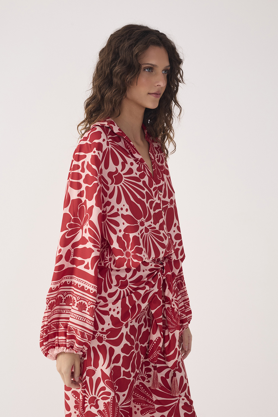 Flora Print Shirt Tunic_3