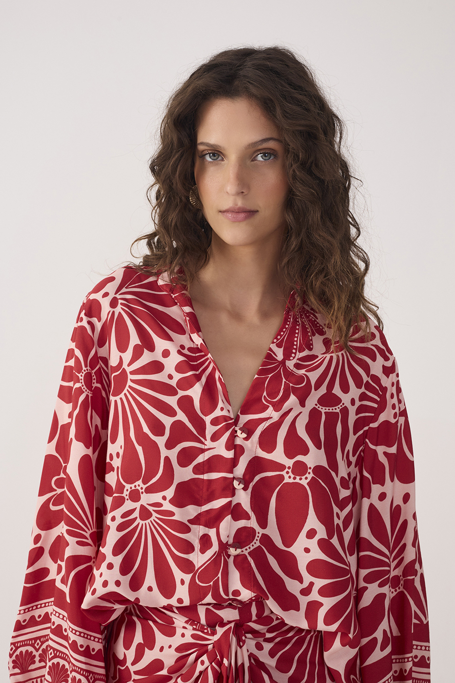 Flora Print Shirt Tunic_4