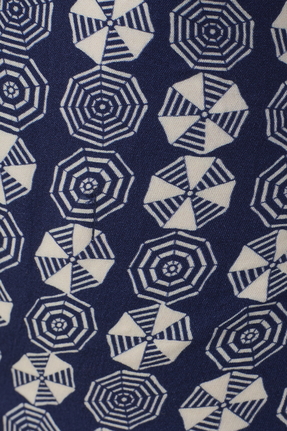Blue Guarda-sol V Neck Sleeveless Top_8