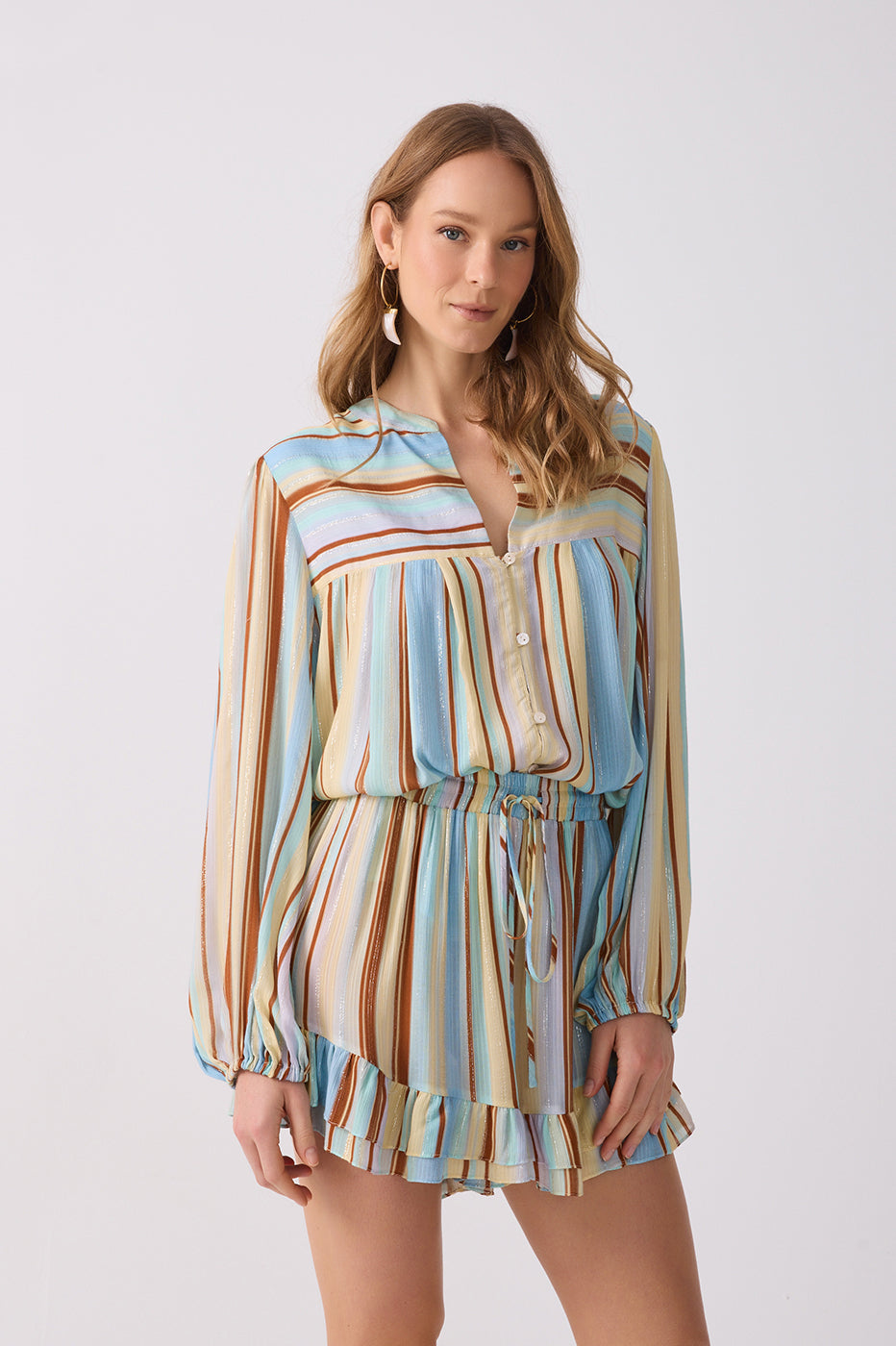 Listra Céu Print Lurex Tunic_2