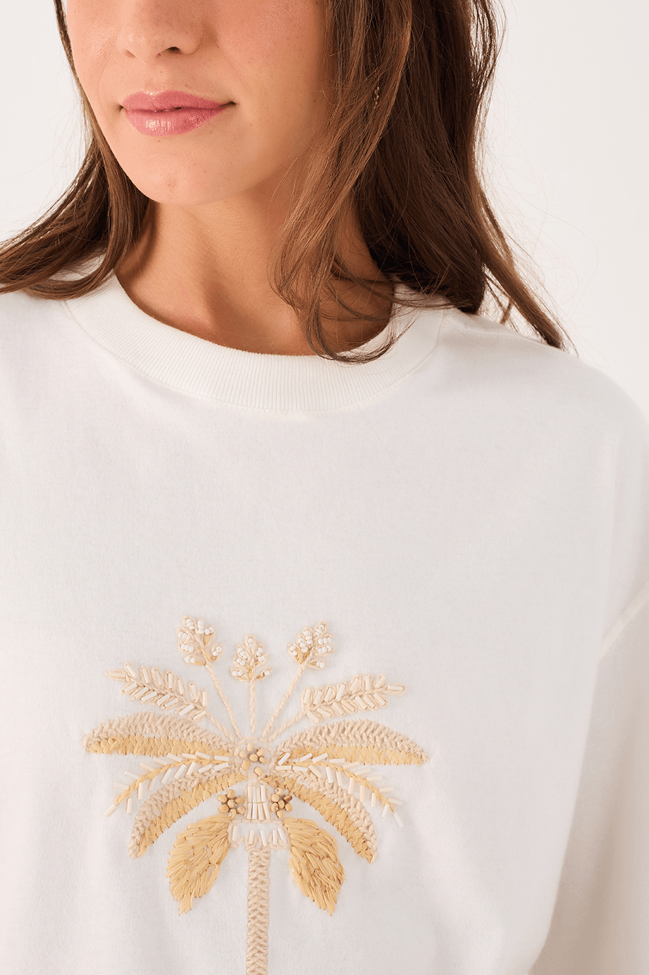 Palm Embroidered T-Shirt