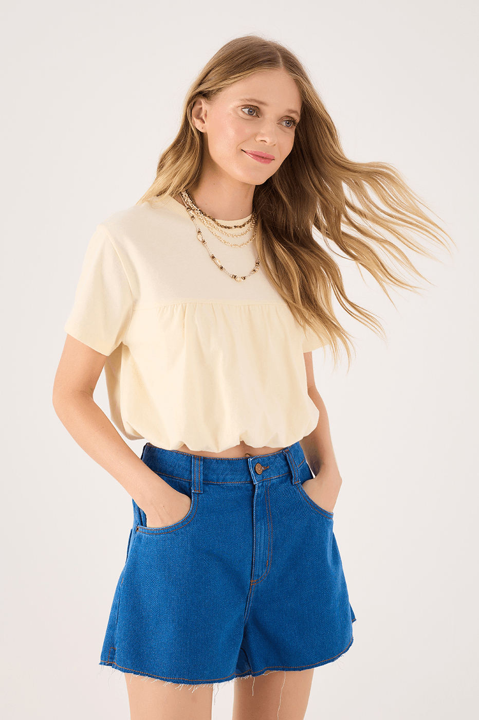 Balloon T-Shirt Blouse