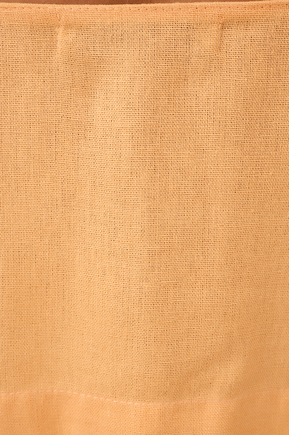 Orange Linen Bust Dart Blouse_6