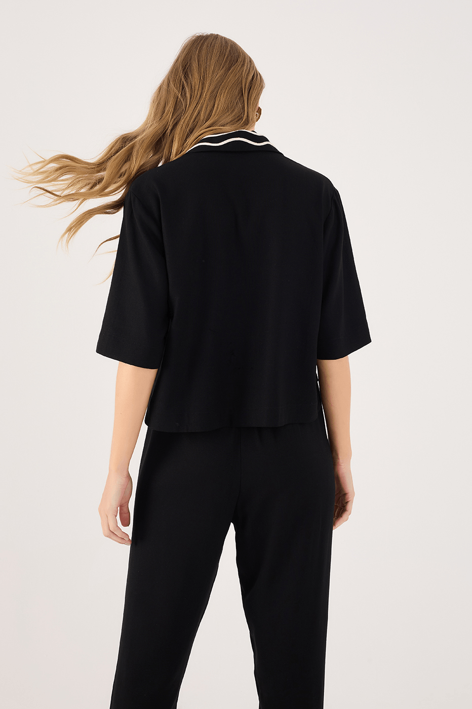Sianinha-Embroidered Linen Shirt