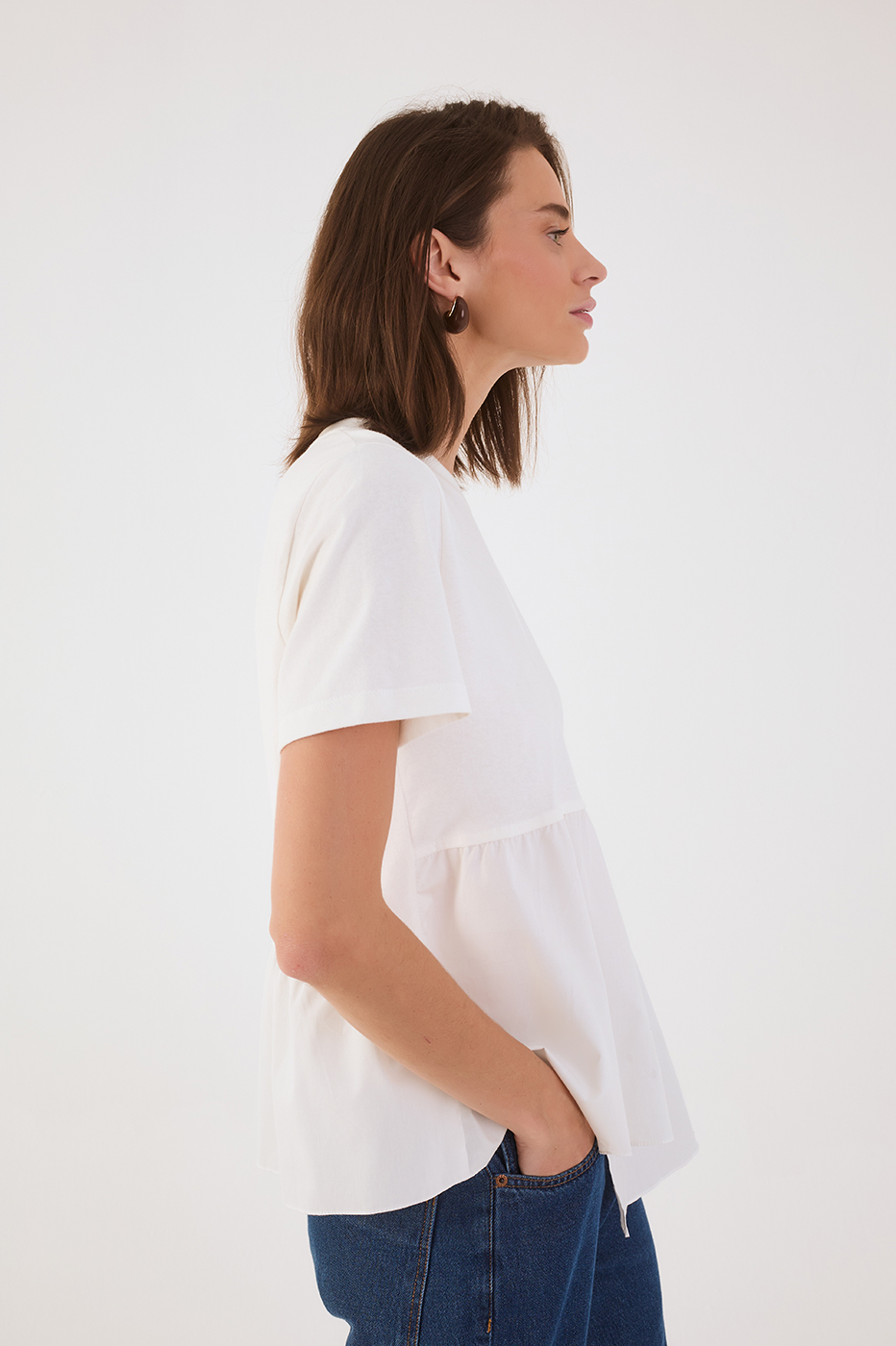 Off-White Asymmetric Ruffle T-Shirt_4
