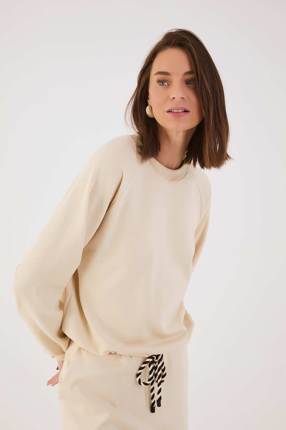 Off-White Embroidered Sun Crew Neck Sweatshirt_3