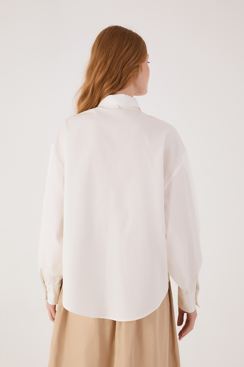 Pleated Embroidered Cotton Shirt_5