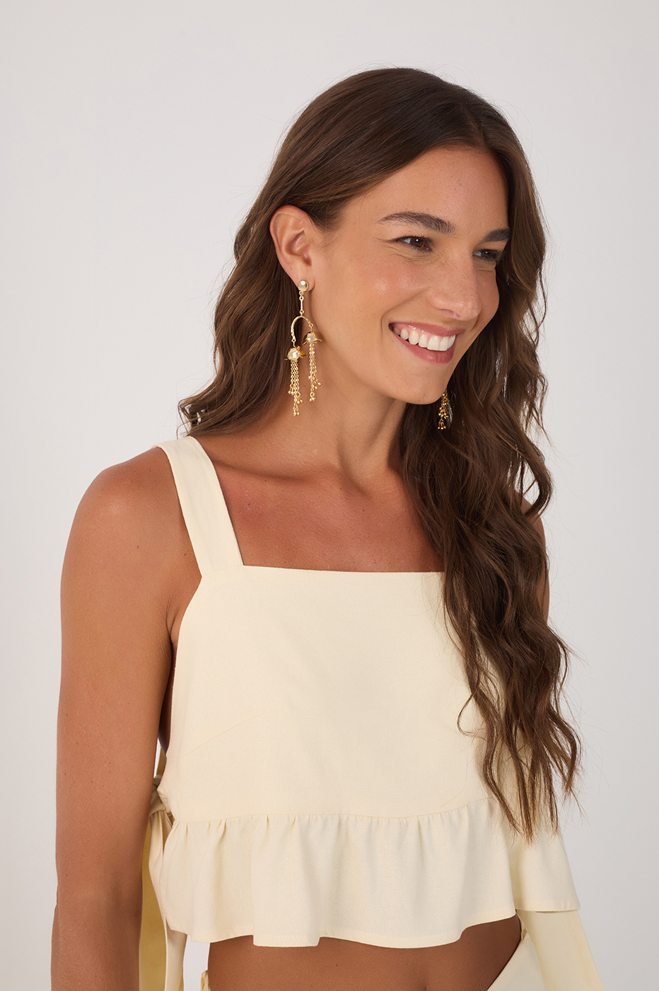 Linen Side Tie Blouse_3