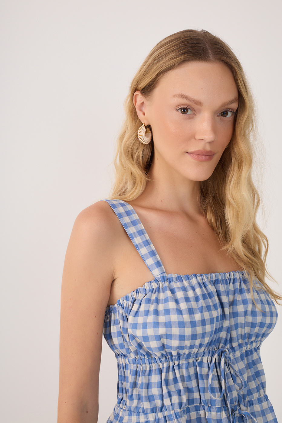 Cotton Gingham Top_3