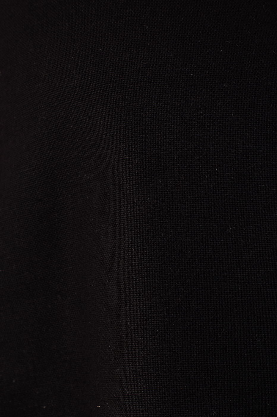 Black Front Knot Sleeveless Blouse_5