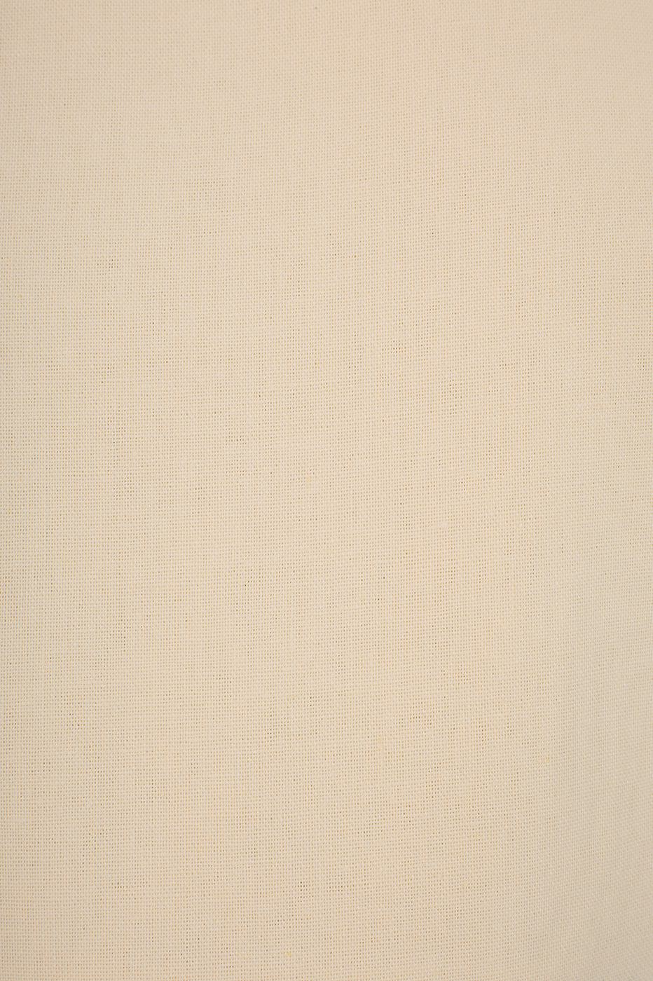 Beige Crew Neck Sleeveless Linen Blouse