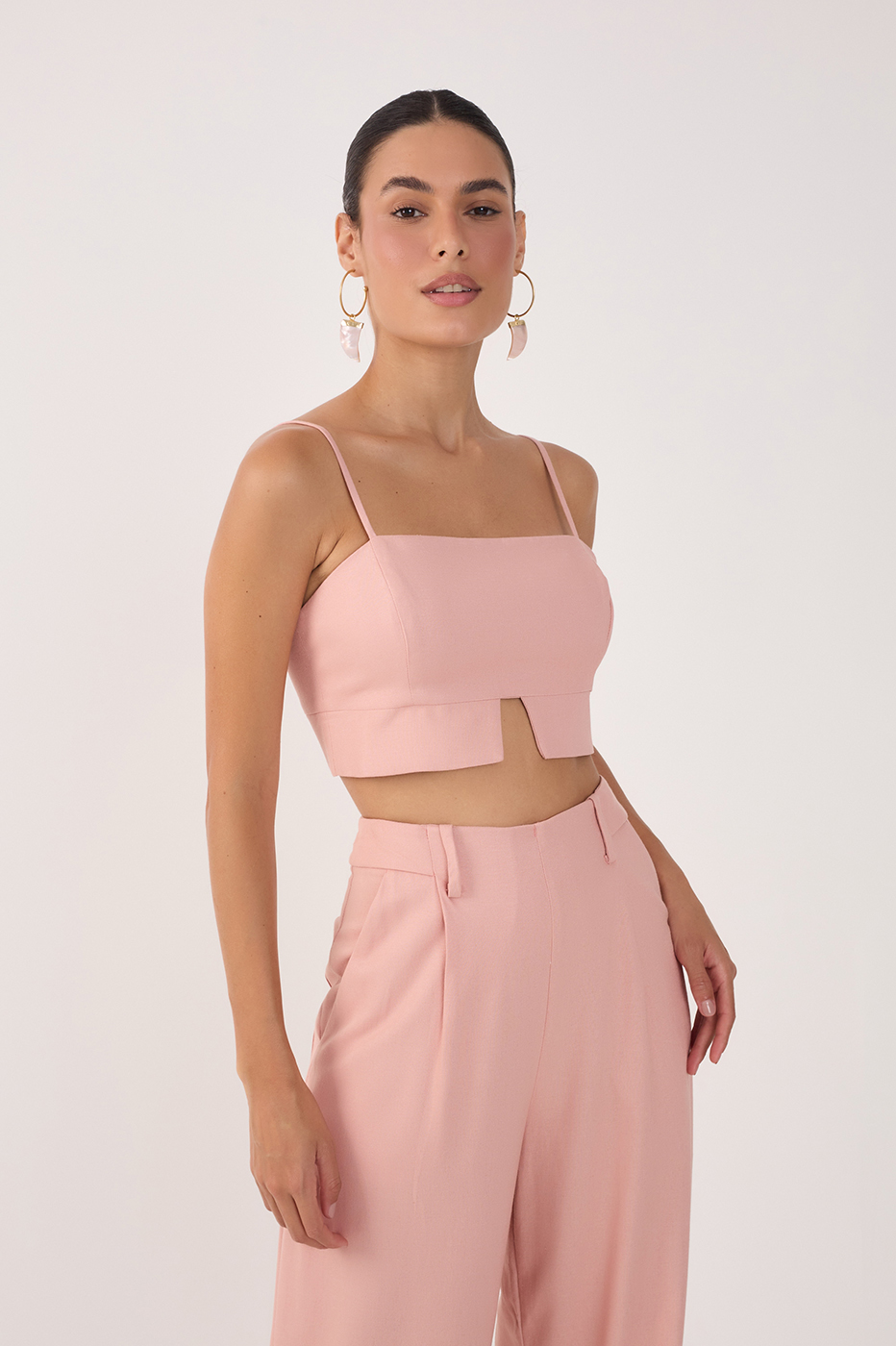 Pink Cut-Out Adjustable Straps Top_3