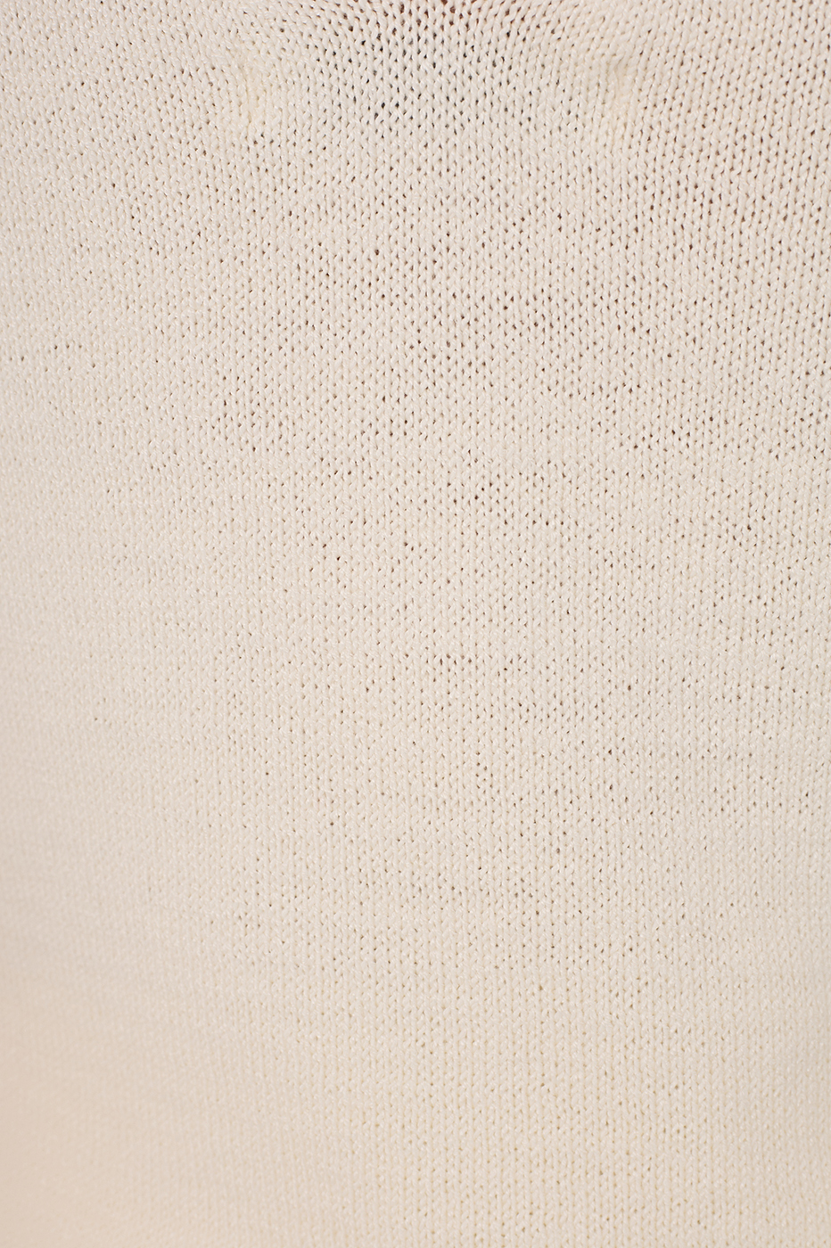 Beige Concha V Neck Sleeveless Tricot Tank Top_6