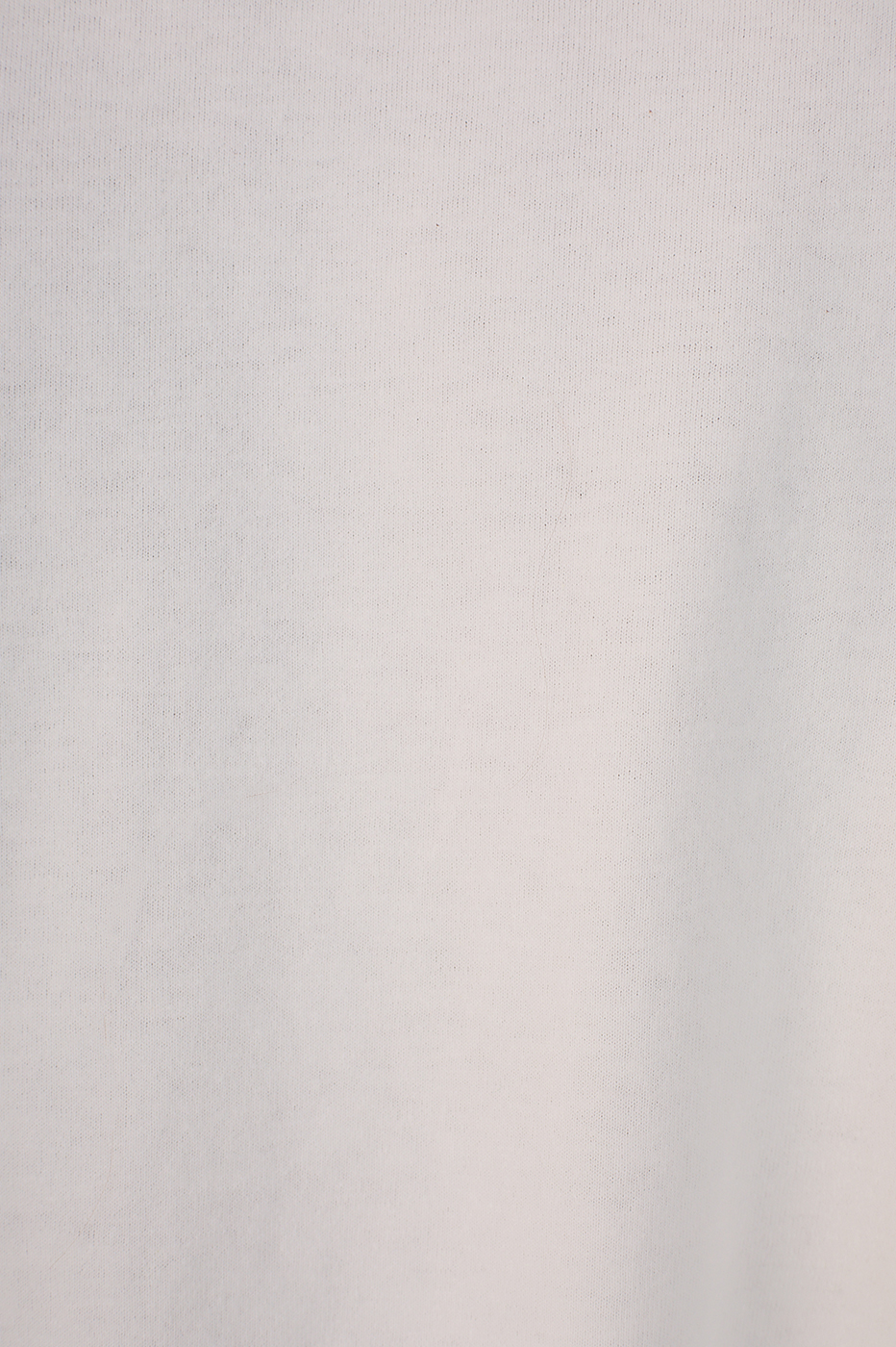 Off-White Crew Neck Short Sleeve Ruffled Blouse_5