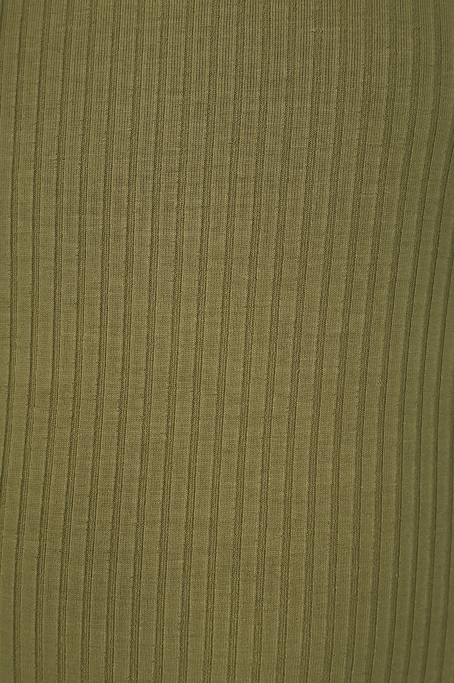 Green Basic Ribbed Bodysuit_6