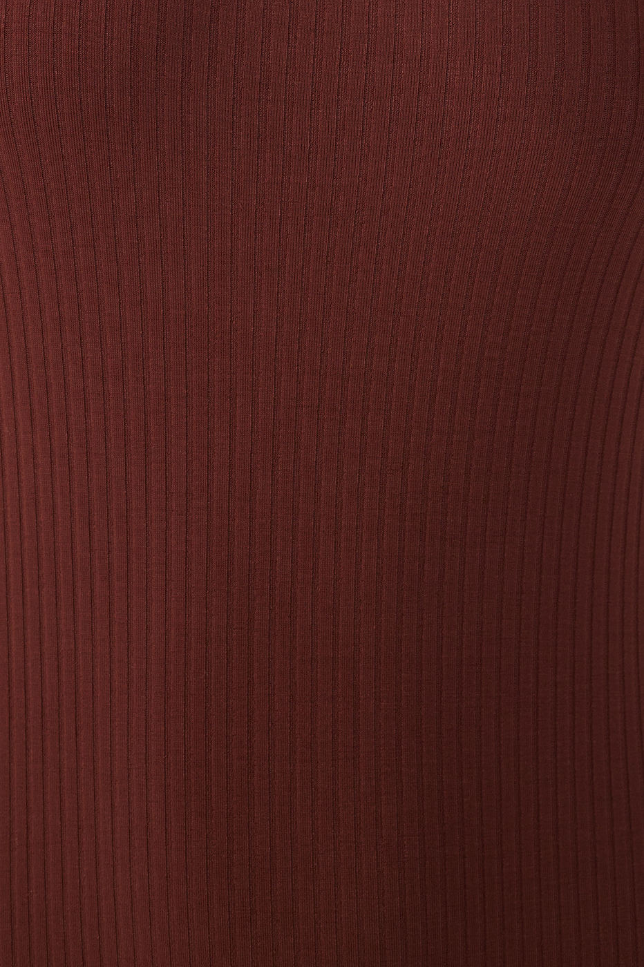 Brown Basic Ribbed Bodysuit_6