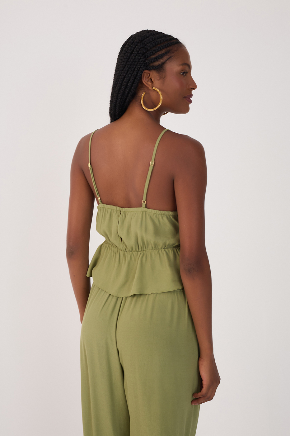 Crepe Cut Out Bust Top_5