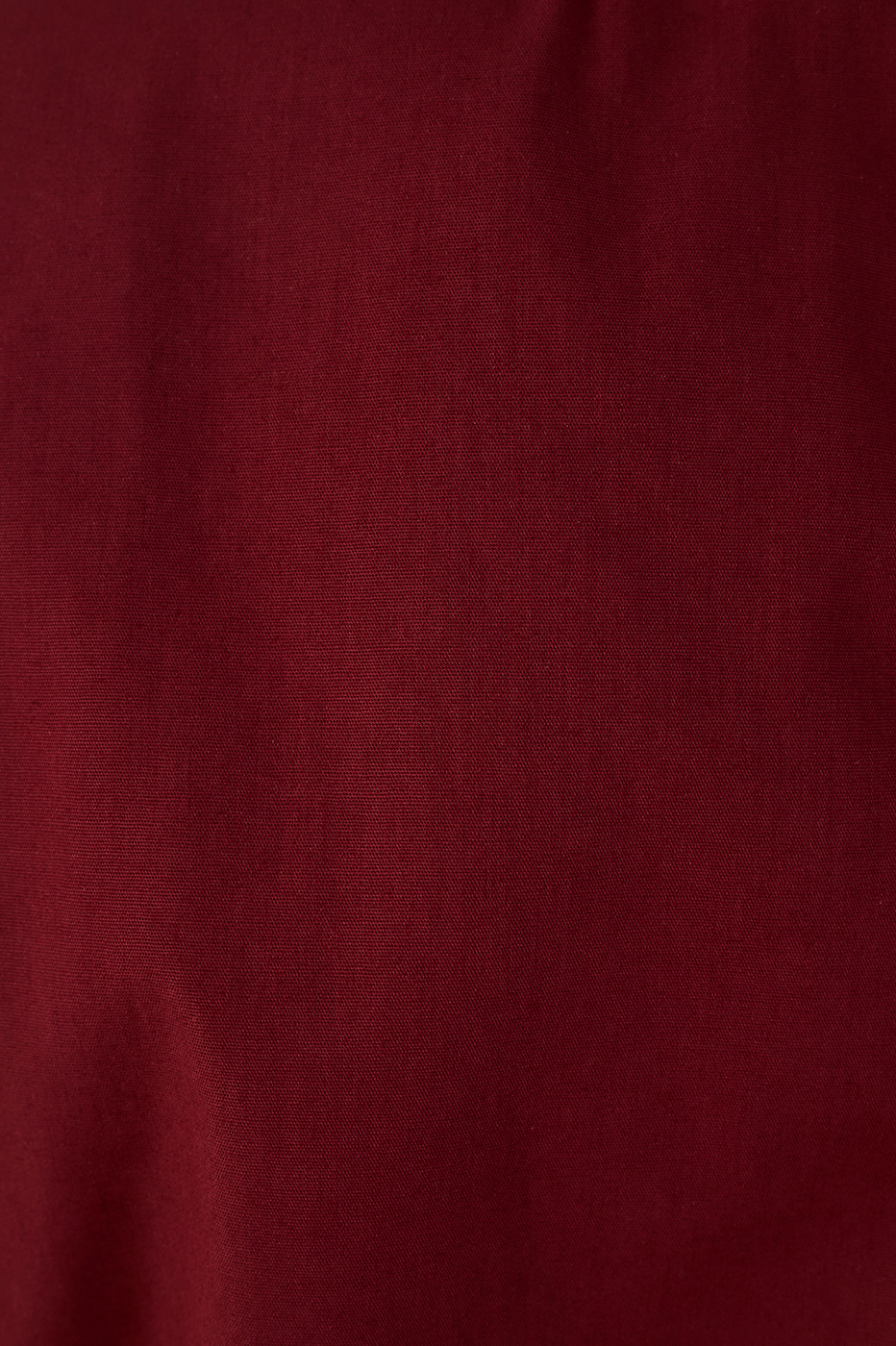 Wine Bossa Foliage Embroidered Cotton Blouse