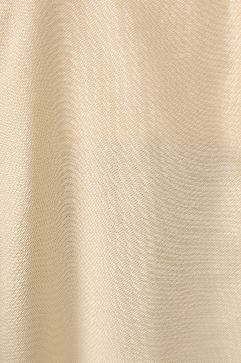 Beige Straight Neck Buckle Strap Blouse