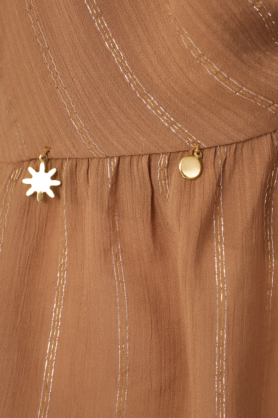 Embroidered Coin Lurex Blouse_6