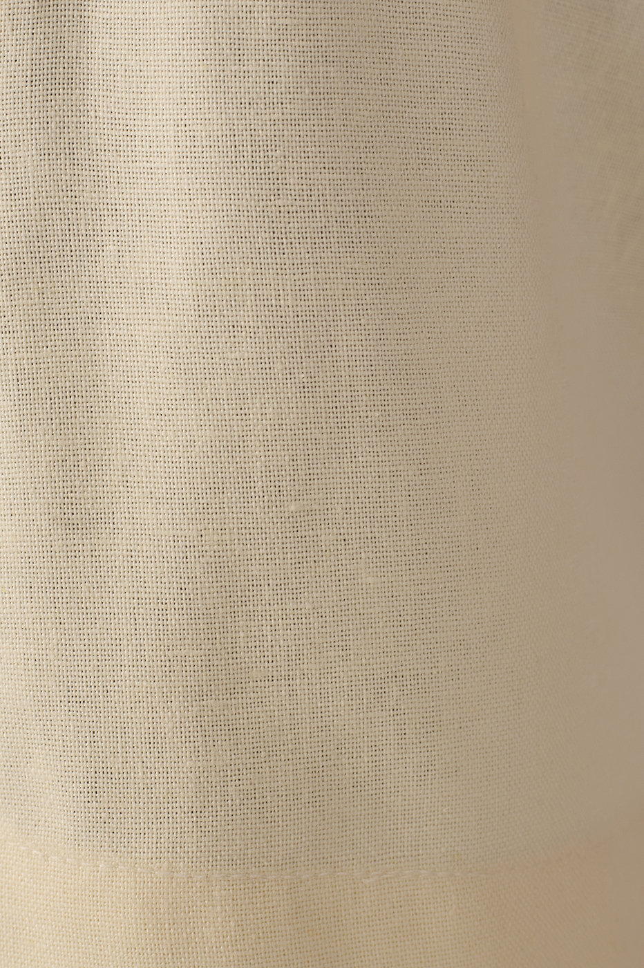 Beige Sleeveless Beading Linen Blouse