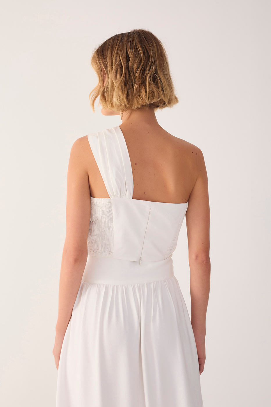 Cotton One-Shoulder Blouse_5