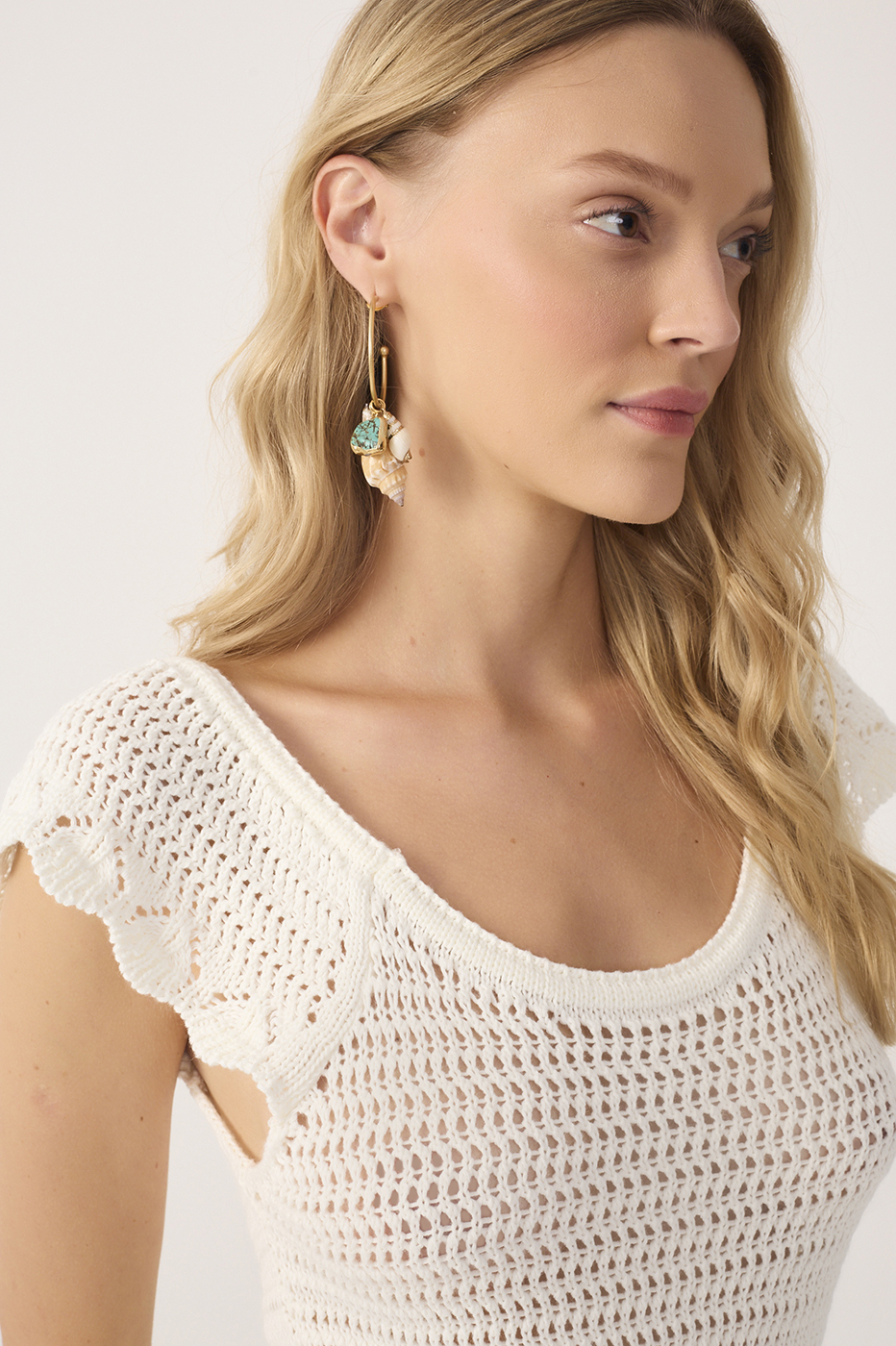 Knit Tie Detail Blouse