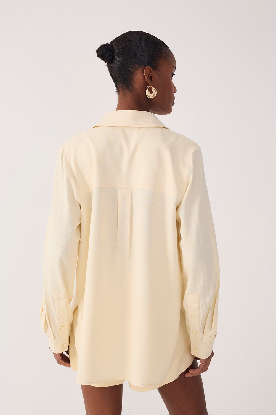 Linen Solar Dance Embroidery Shirt_5